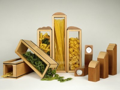 Holzdosen und Streuer